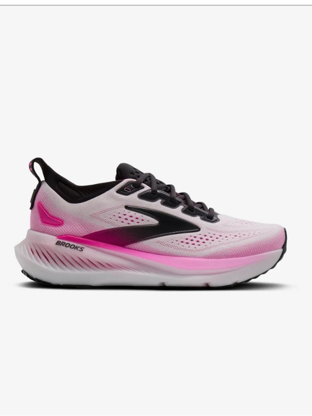 Brooks Women's Pink and Black Gylcerin 23 Shoes Size 7